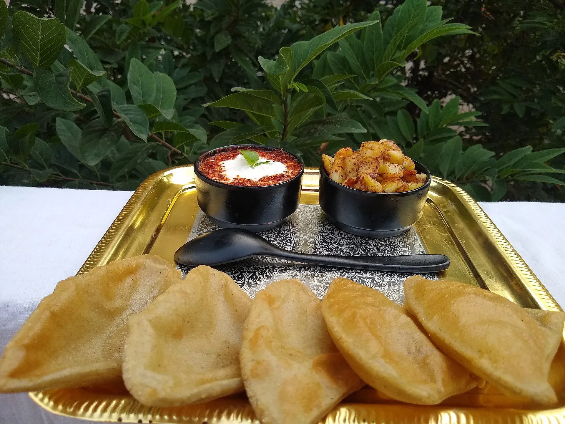 Kuttu Puri for Navratri Vrat: Buckwheat Puris with Potato Binder and Vrat Aloo Sabzi — Recipes