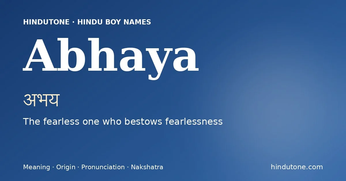 Abhaya