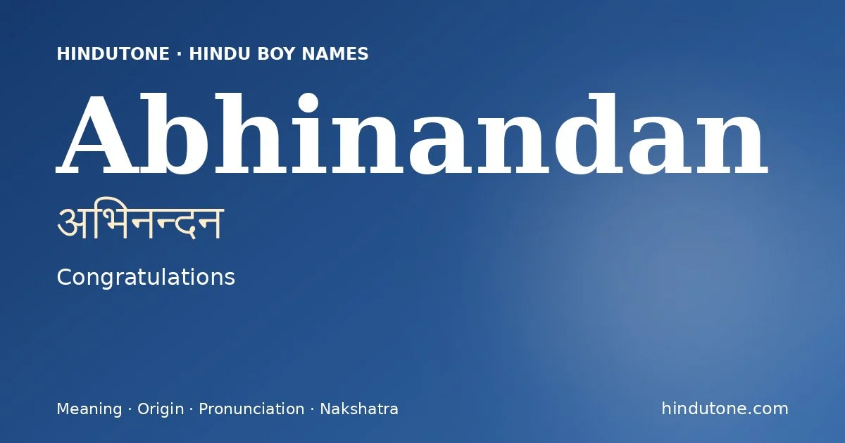 Abhinandan