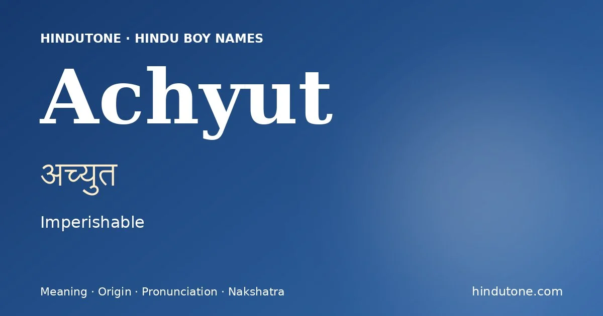 Achyut