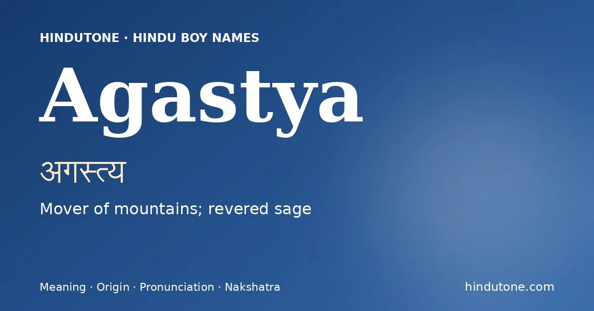 Agastya