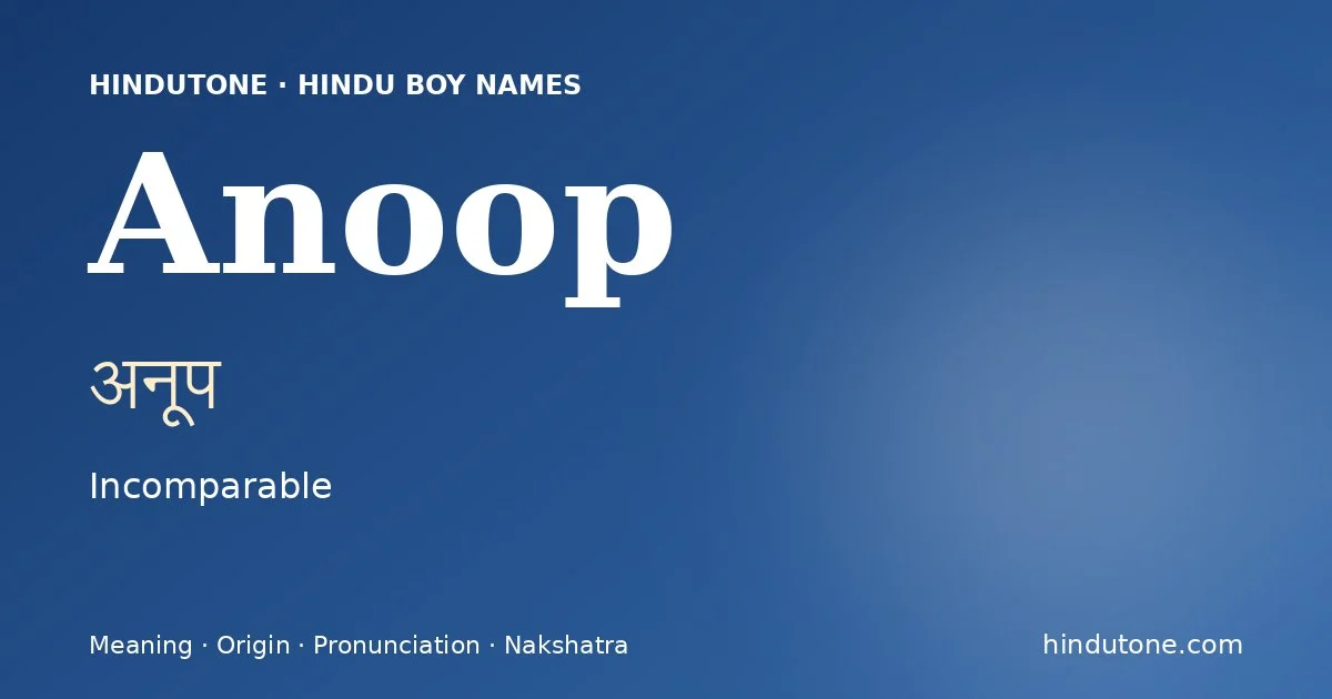 Anoop