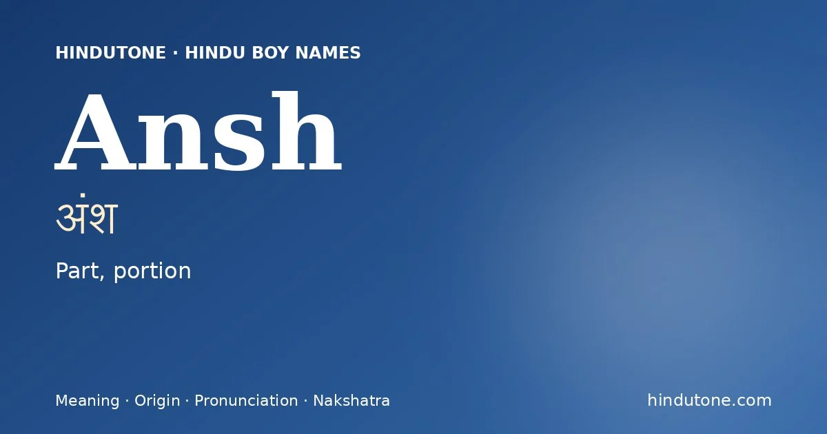 Ansh