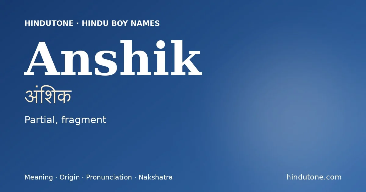 Anshik