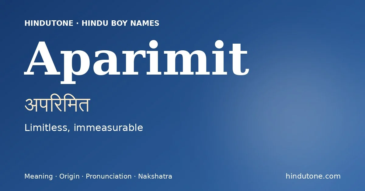 Aparimit