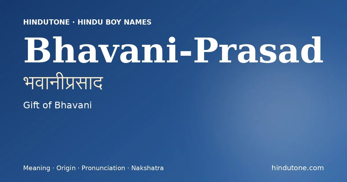 Bhavani-Prasad