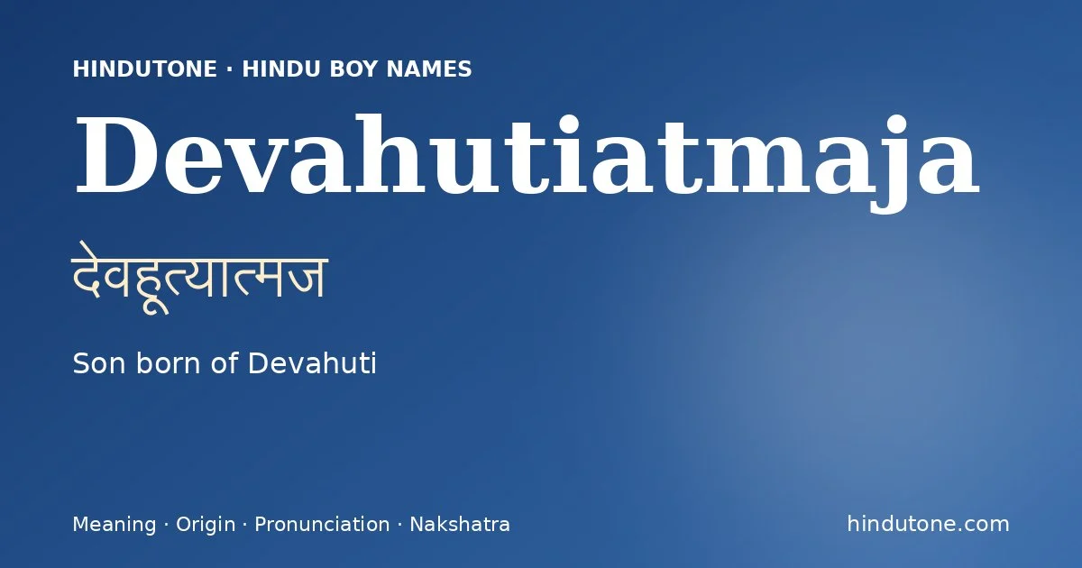 Devahutiatmaja