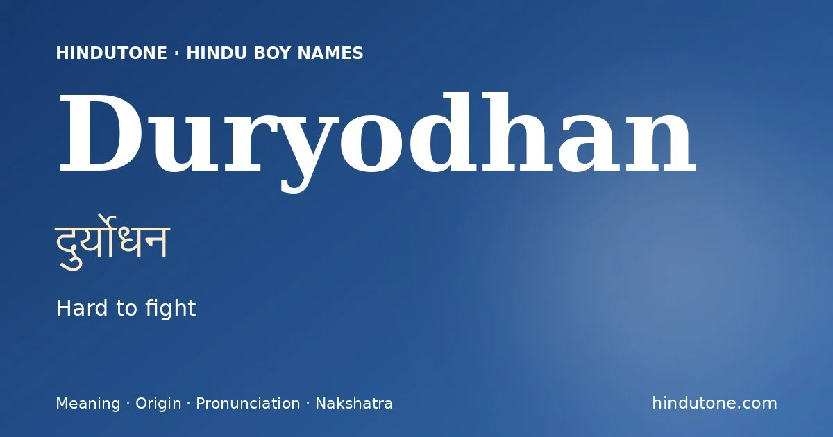 Duryodhan