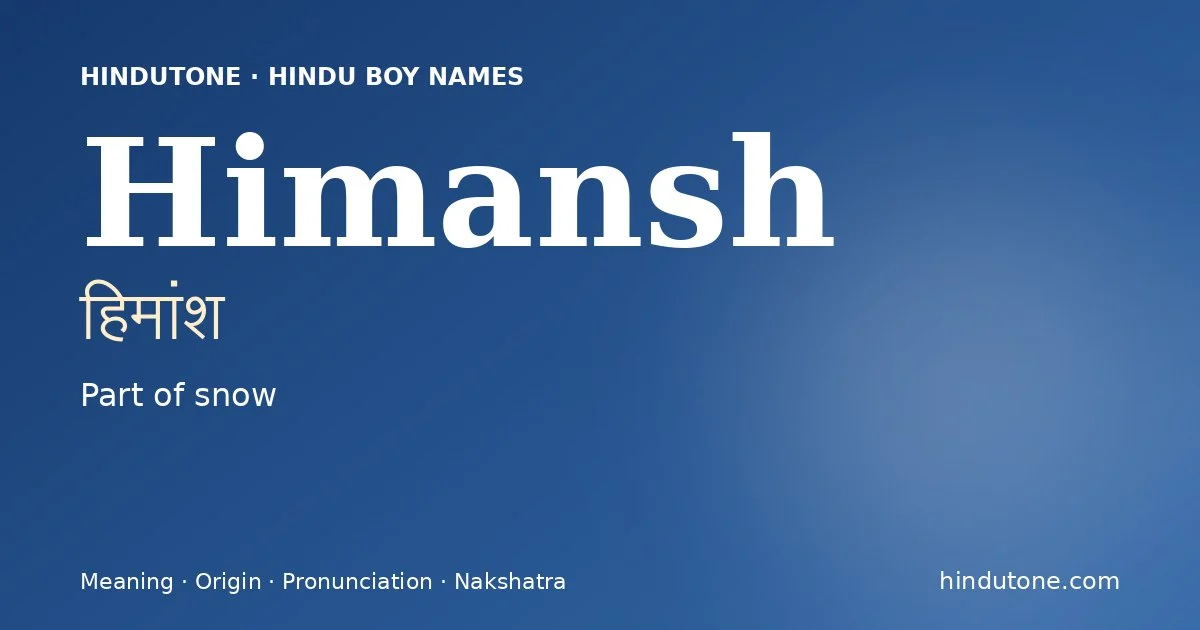 Himansh
