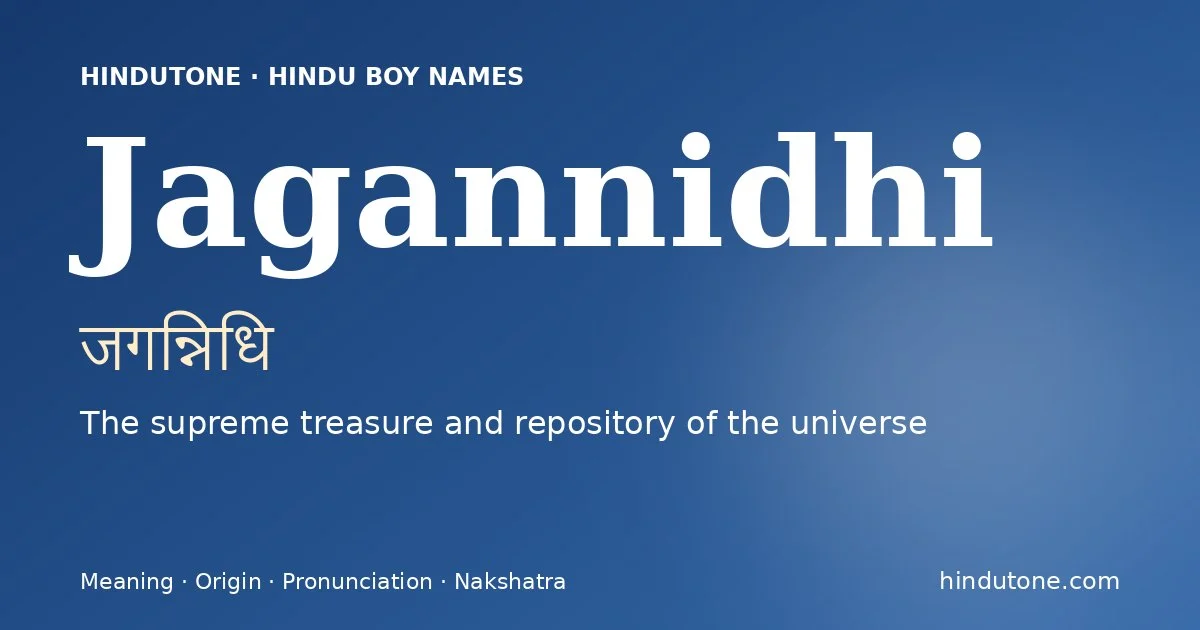 Jagannidhi
