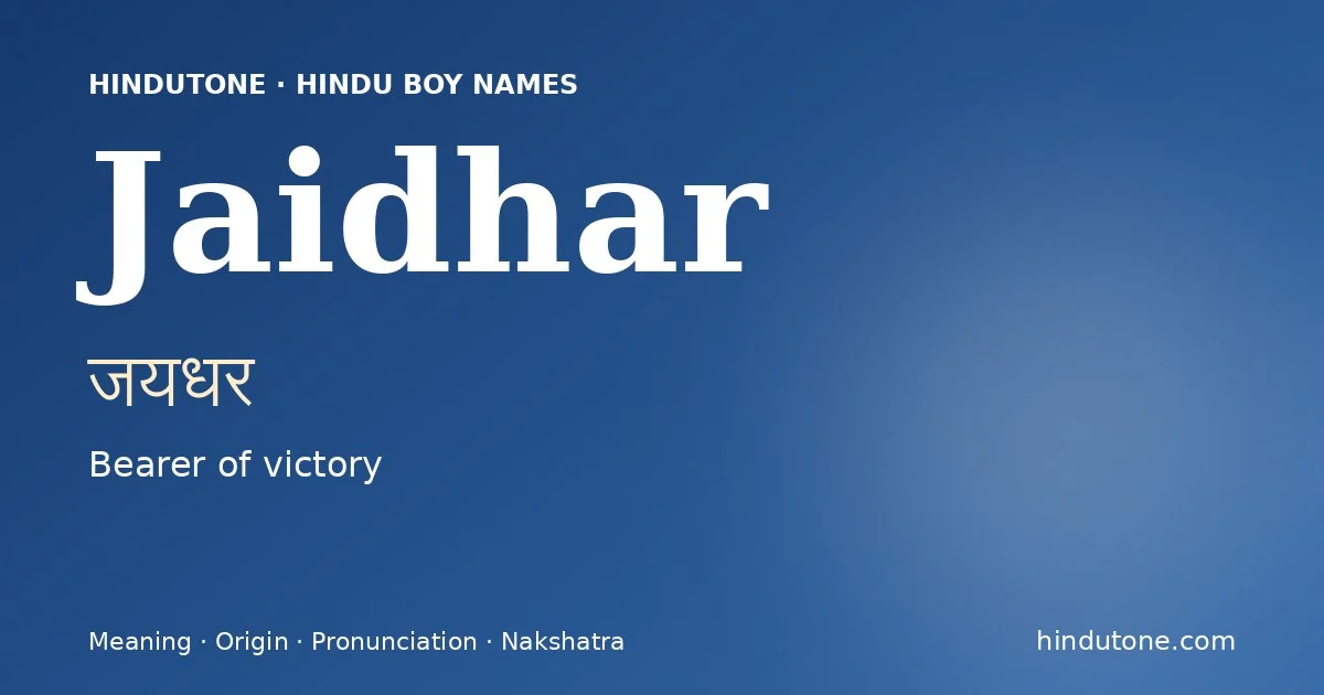 Jaidhar