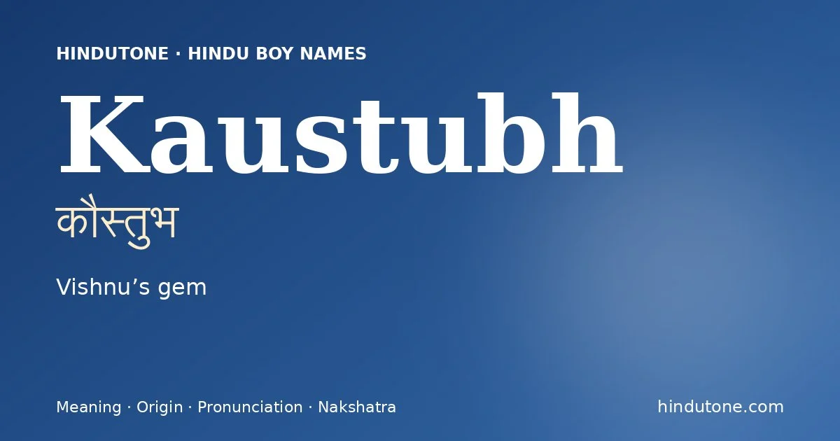 Kaustubh