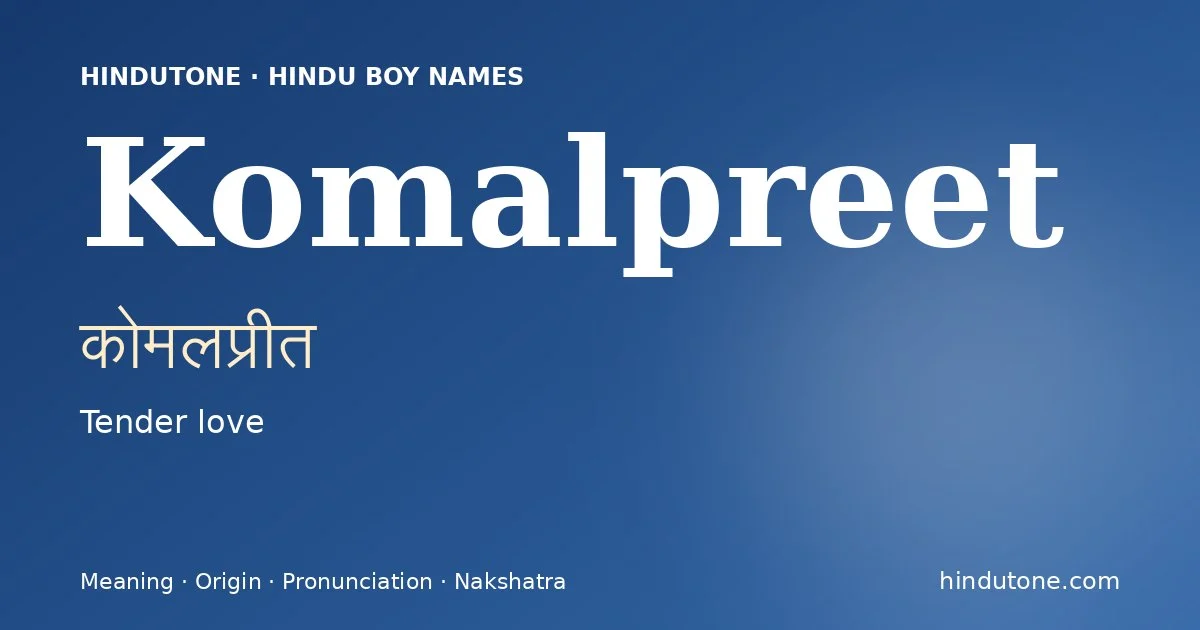 Komalpreet