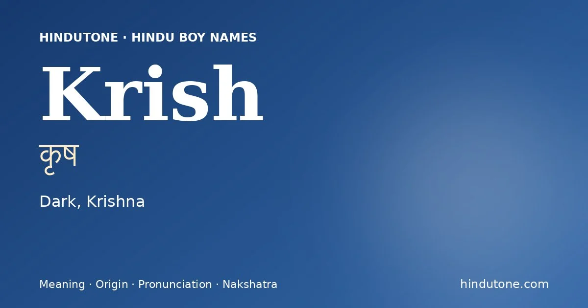 Krish