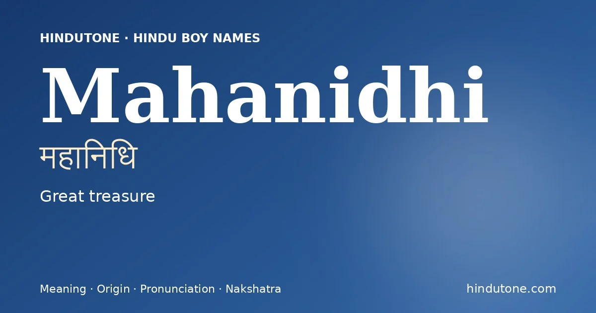 Mahanidhi
