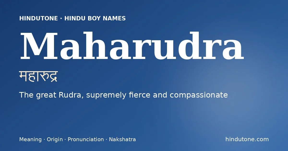 Maharudra
