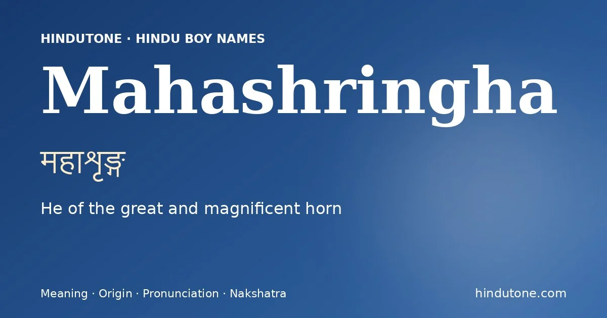 Mahashringha