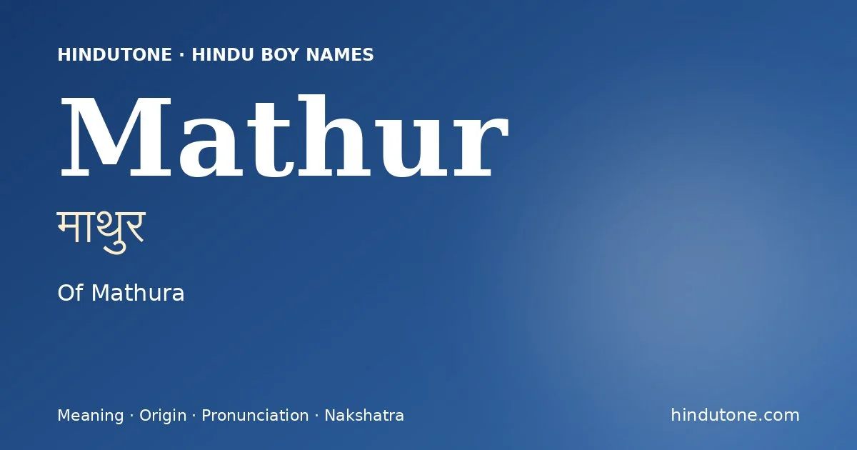 Mathur