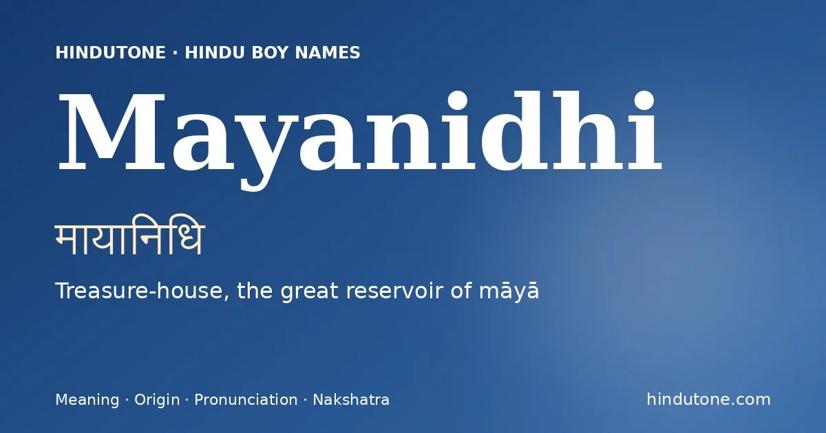 Mayanidhi