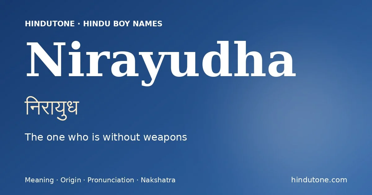 Nirayudha