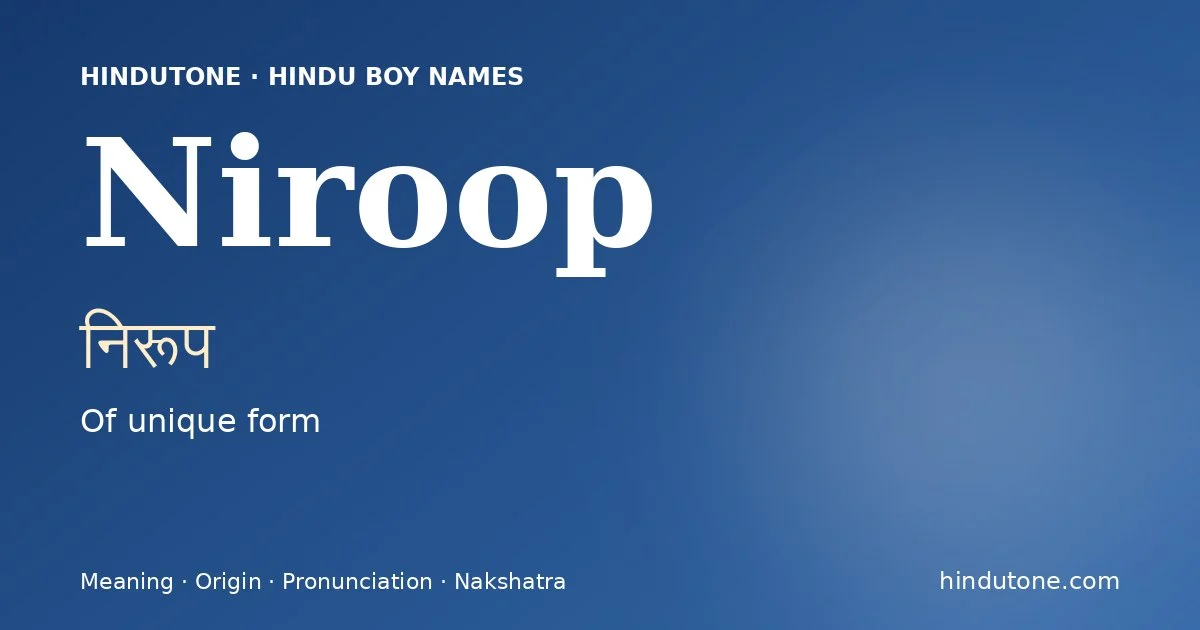 Niroop