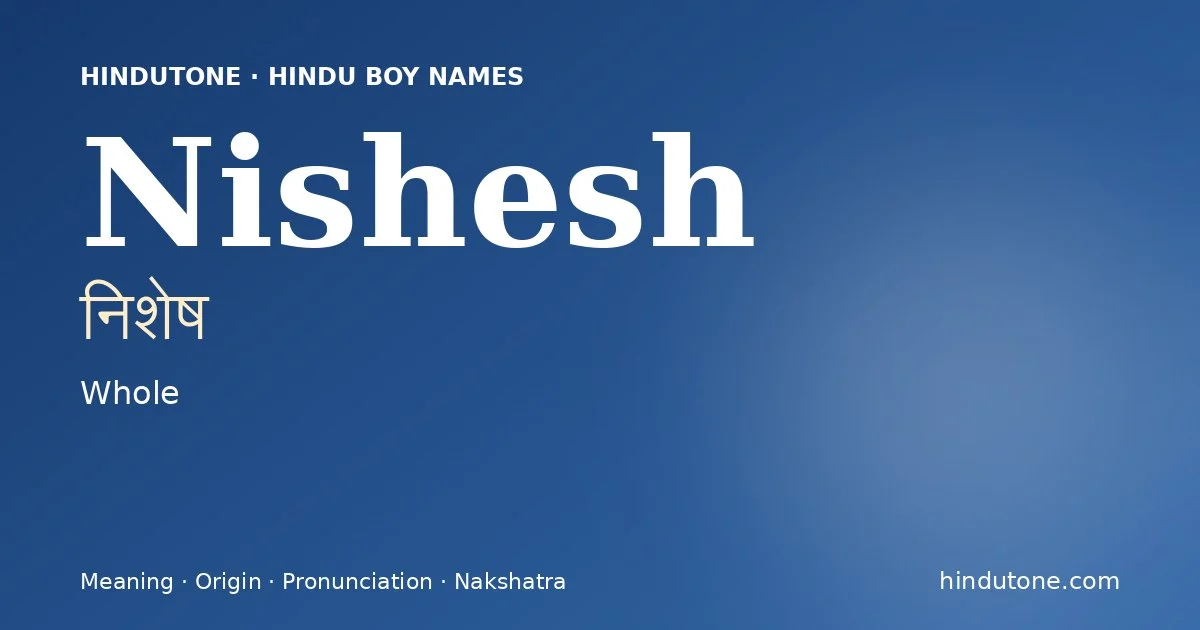 Nishesh
