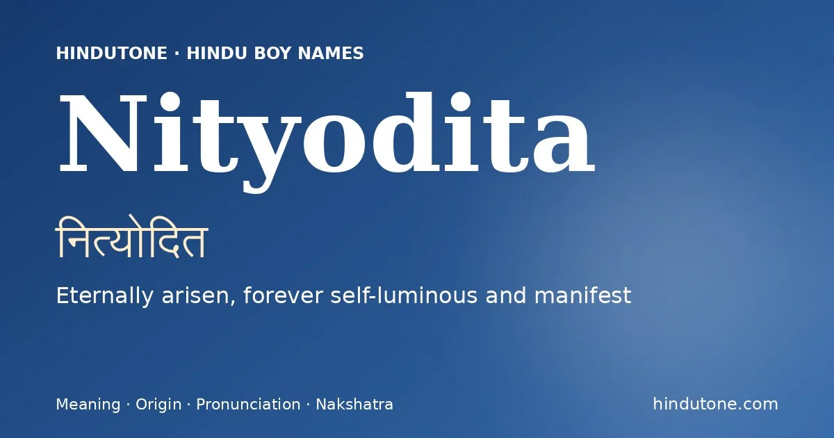 Nityodita