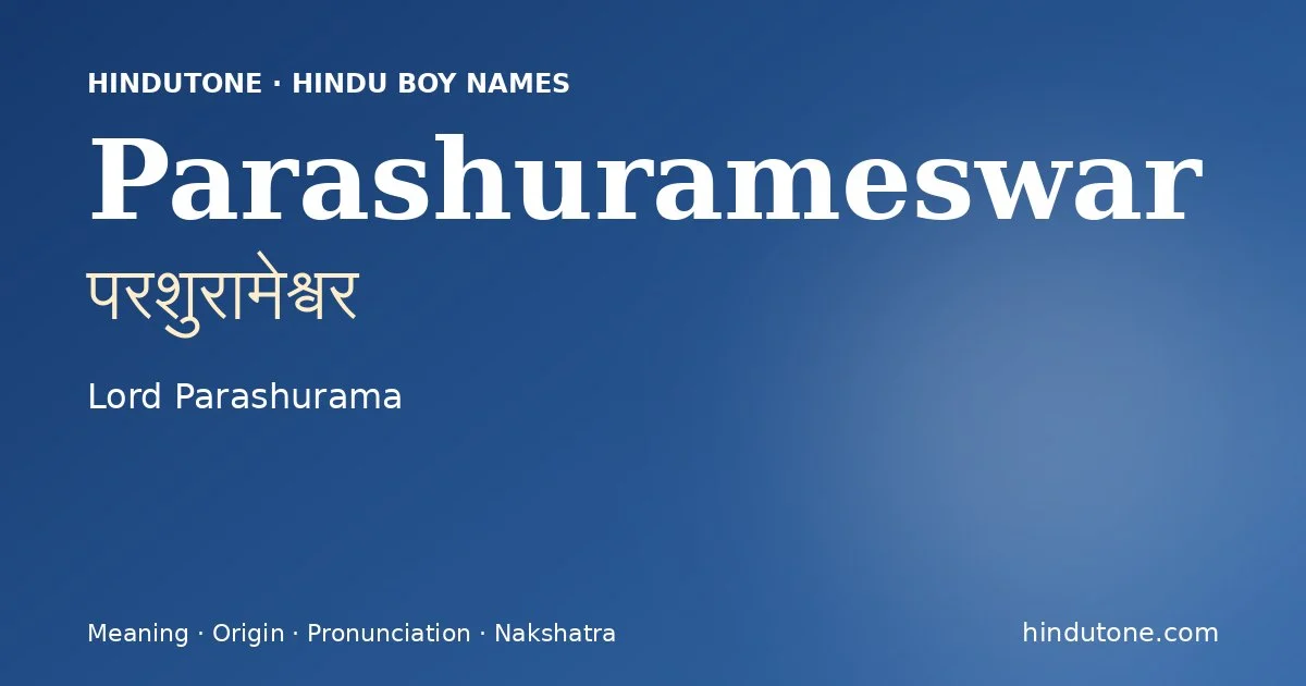 Parashurameswar