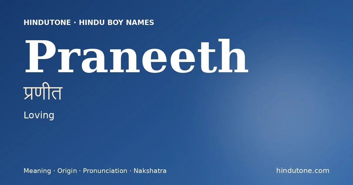 Praneeth