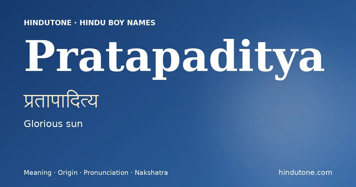 Pratapaditya