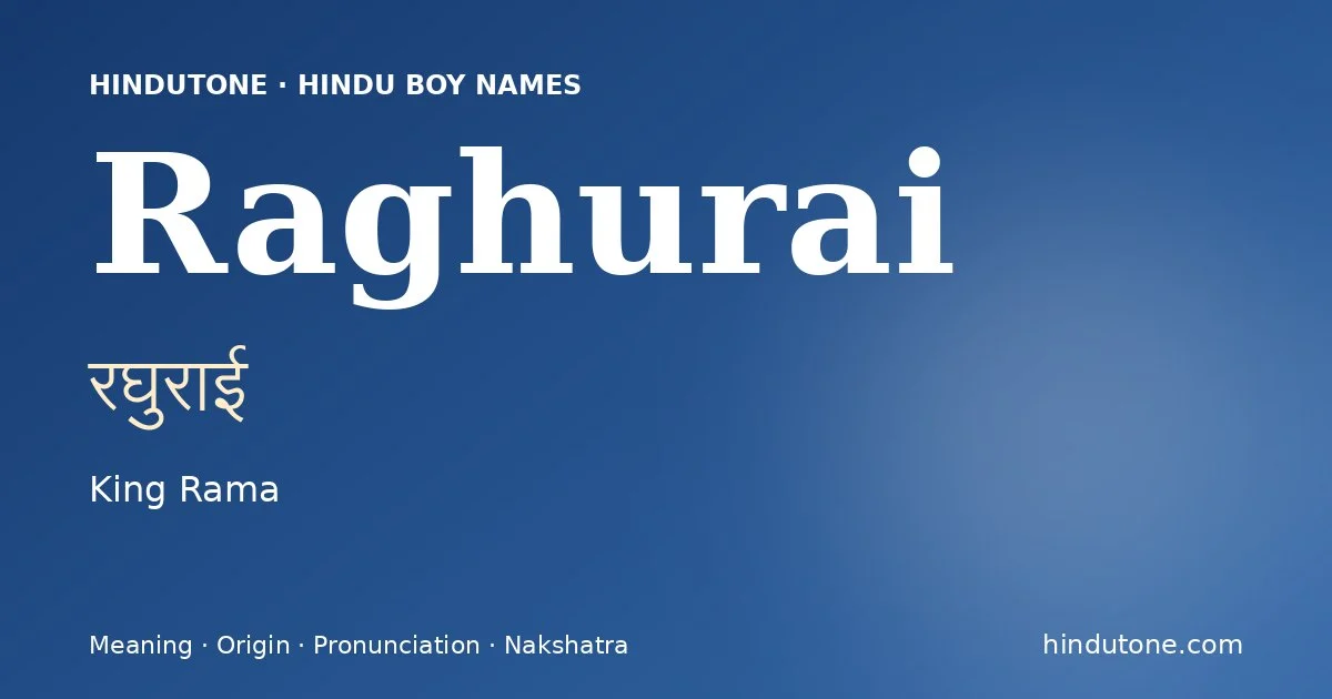 Raghurai