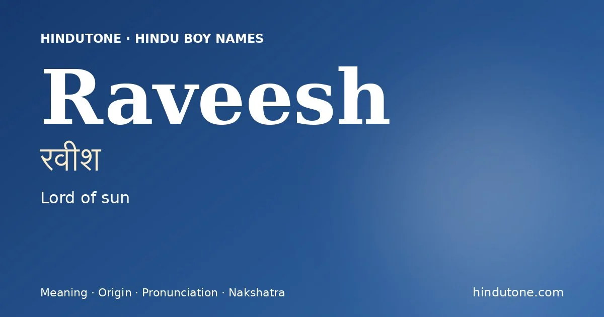 Raveesh