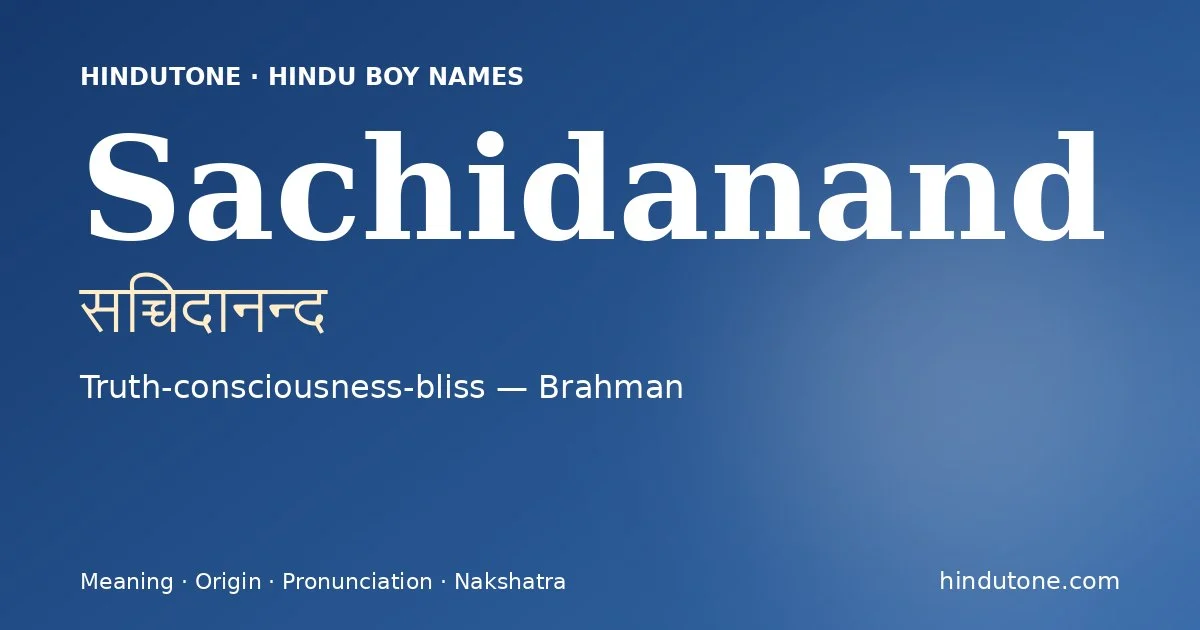 Sachidanand