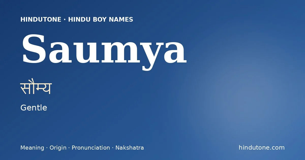 Saumya