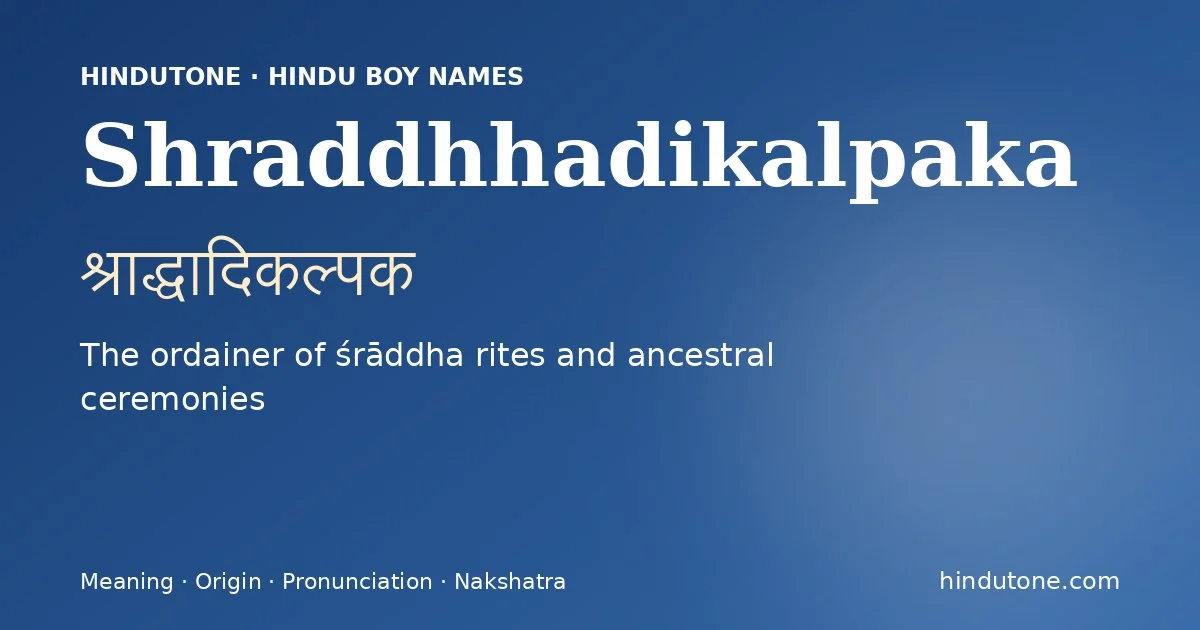 Shraddhhadikalpaka