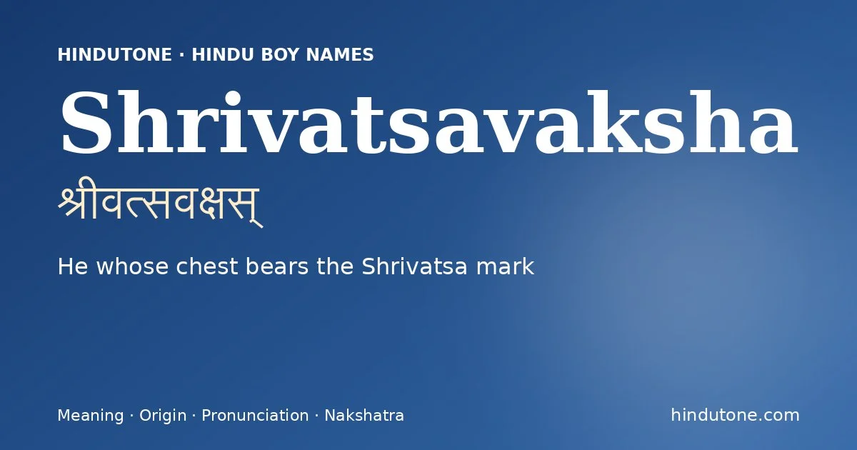 Shrivatsavaksha