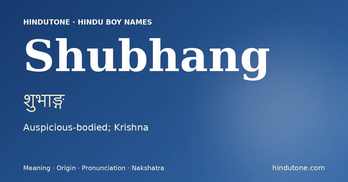 Shubhang
