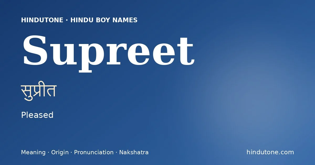 Supreet