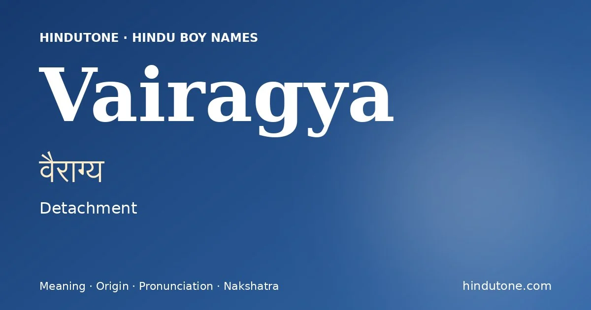 Vairagya
