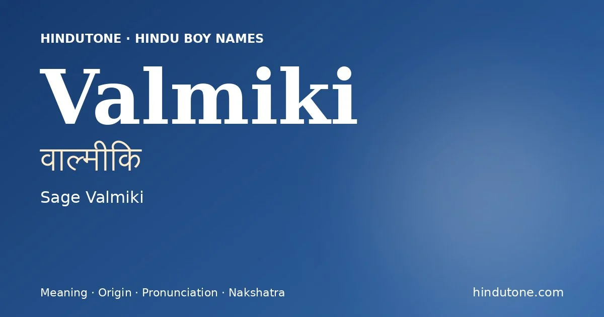 Valmiki