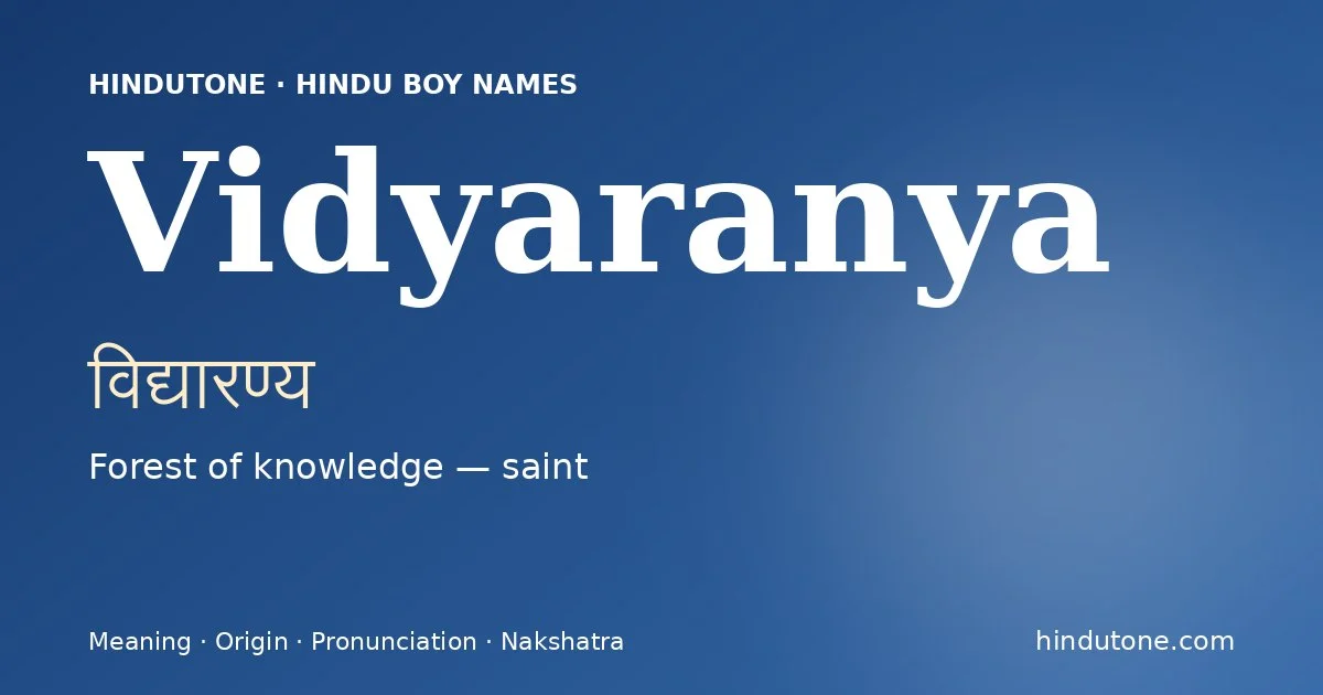 Vidyaranya