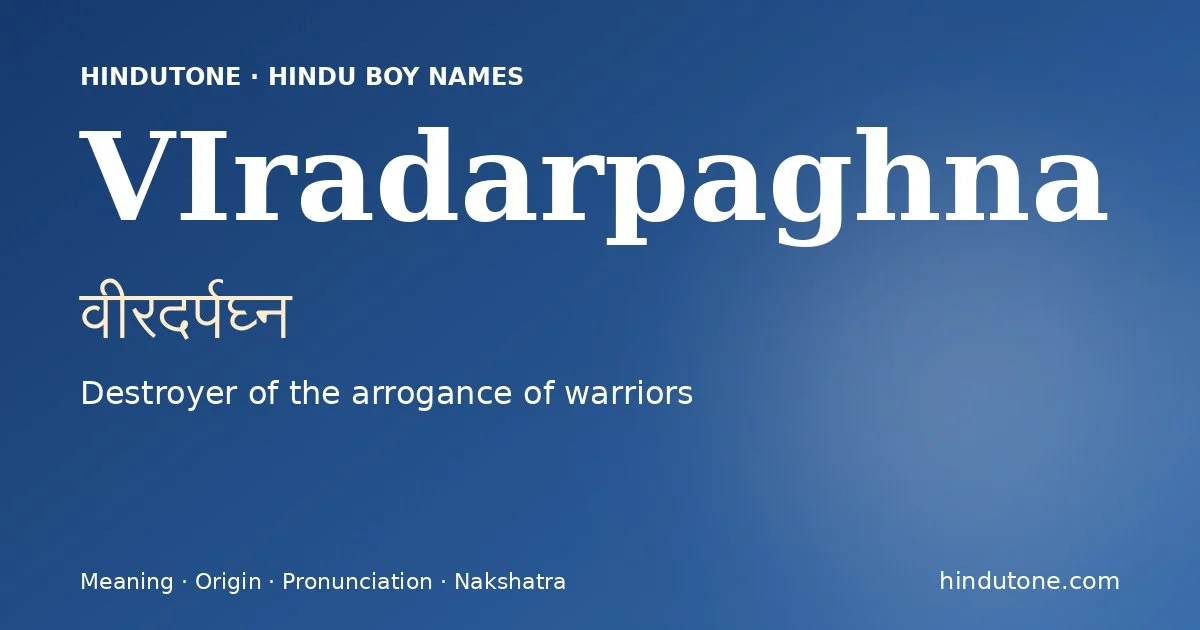 VIradarpaghna