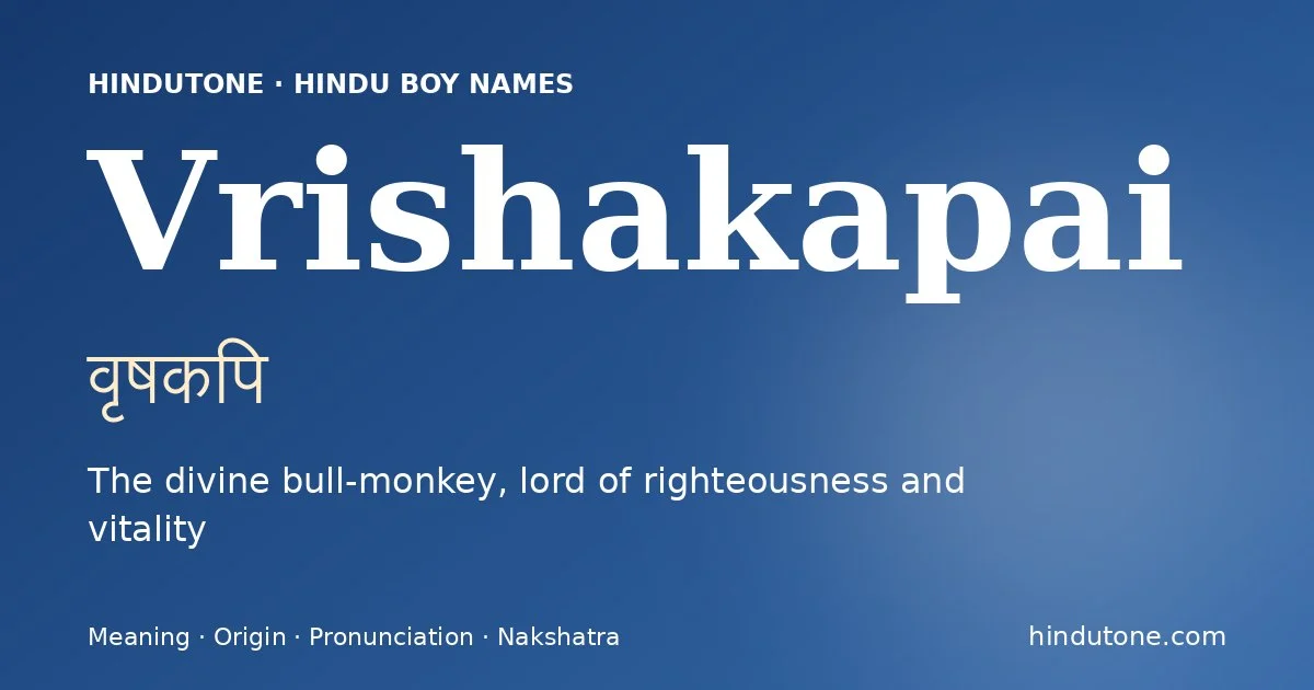 Vrishakapai