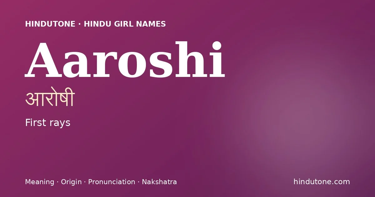 Aaroshi