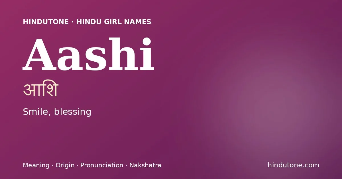 Aashi