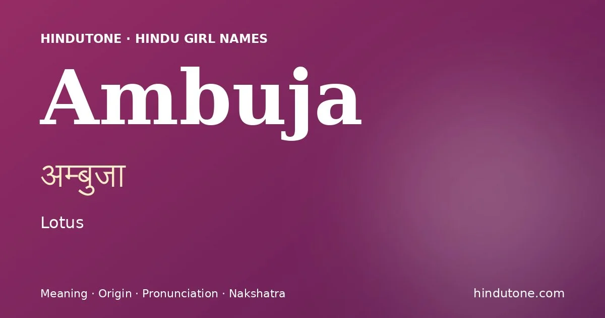 Ambuja