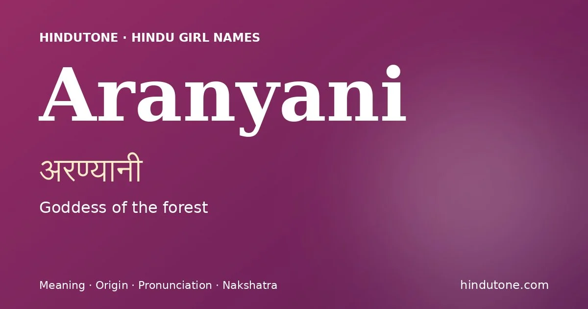 Aranyani