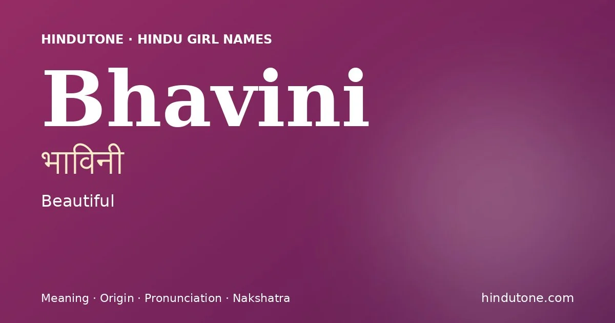 Bhavini