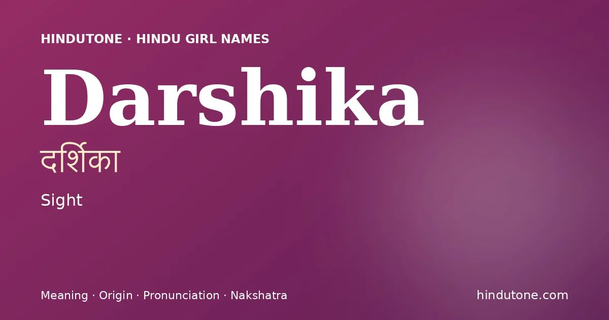 Darshika