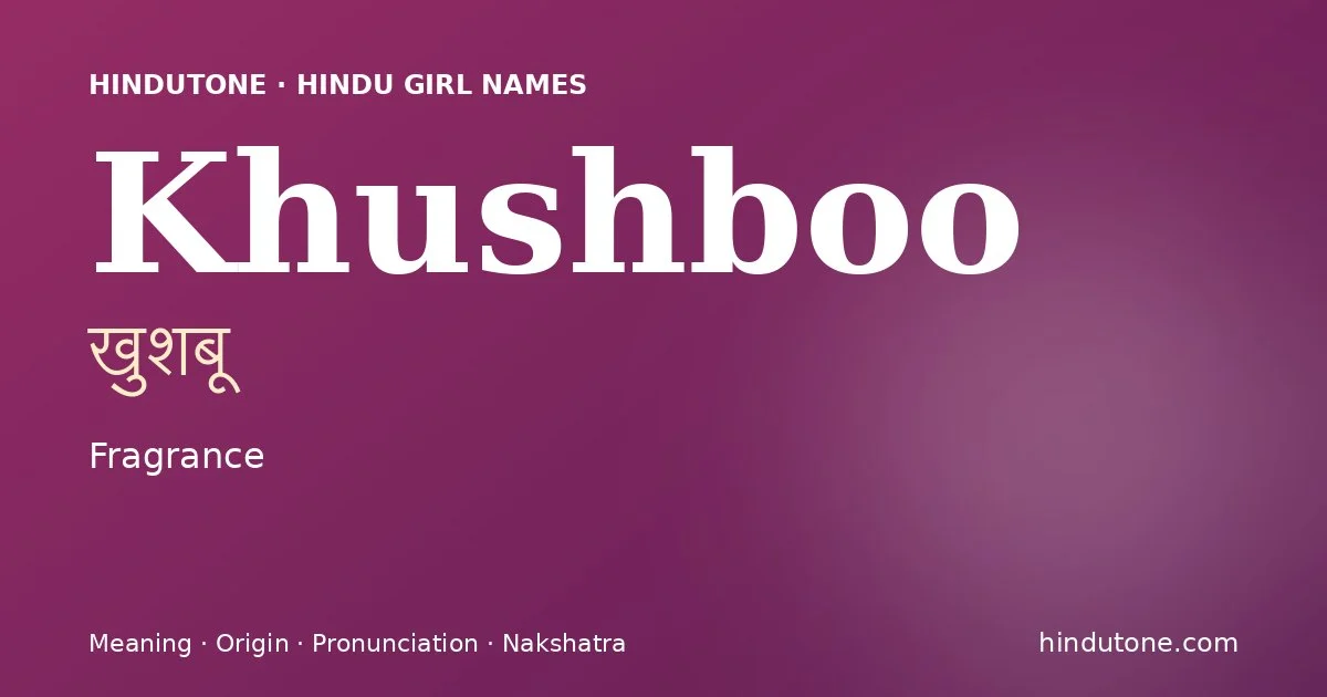 Khushboo